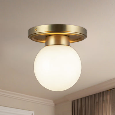 Fiore 6-in Steel Semi-Flush Mount