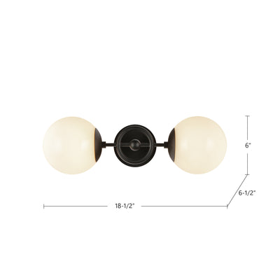 Fiore 18-in Steel Vanity Light