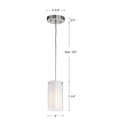 Firenze 4-in Aluminum Pendant