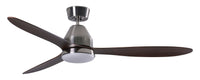 56 Inch 1 Light LED DC Smart Indoor Outdoor Chrome Fan with Koa Blades and Remote