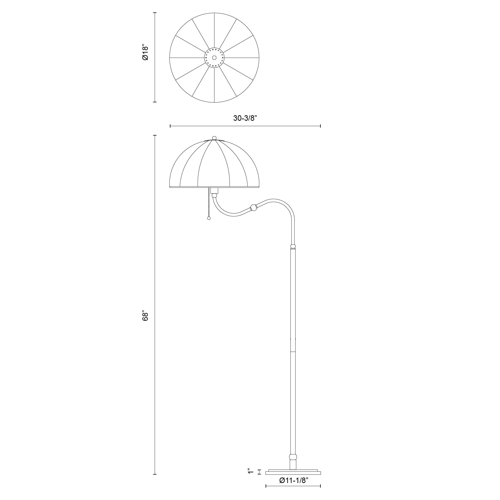 Crosby 68-in Steel Floor Lamp