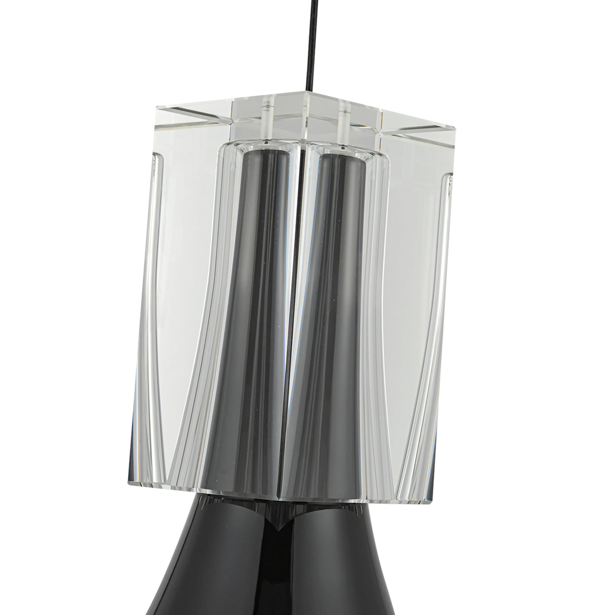 Floe 8-in Steel Pendant