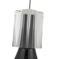 Floe 8-in Steel Pendant