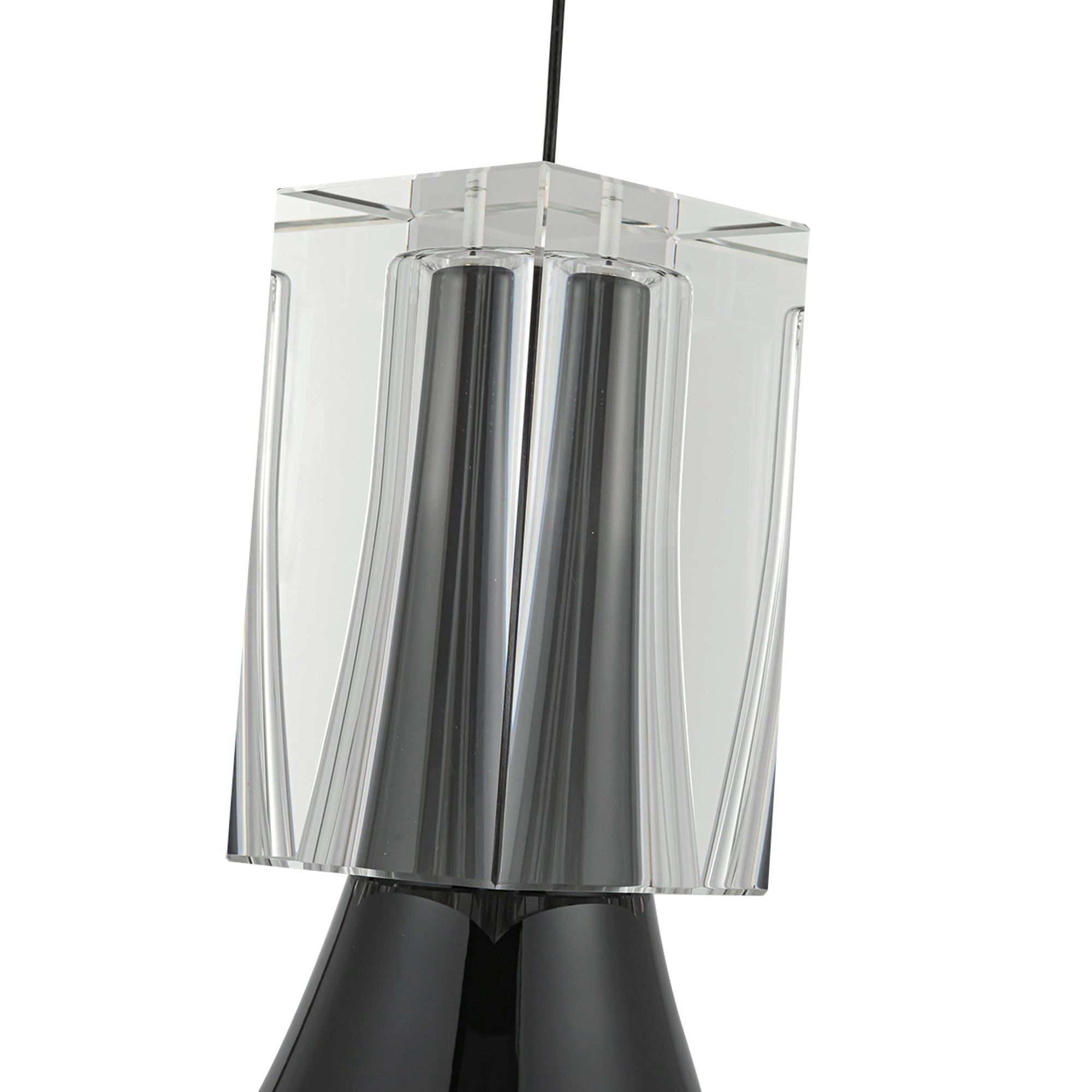 Floe 8-in Steel Pendant