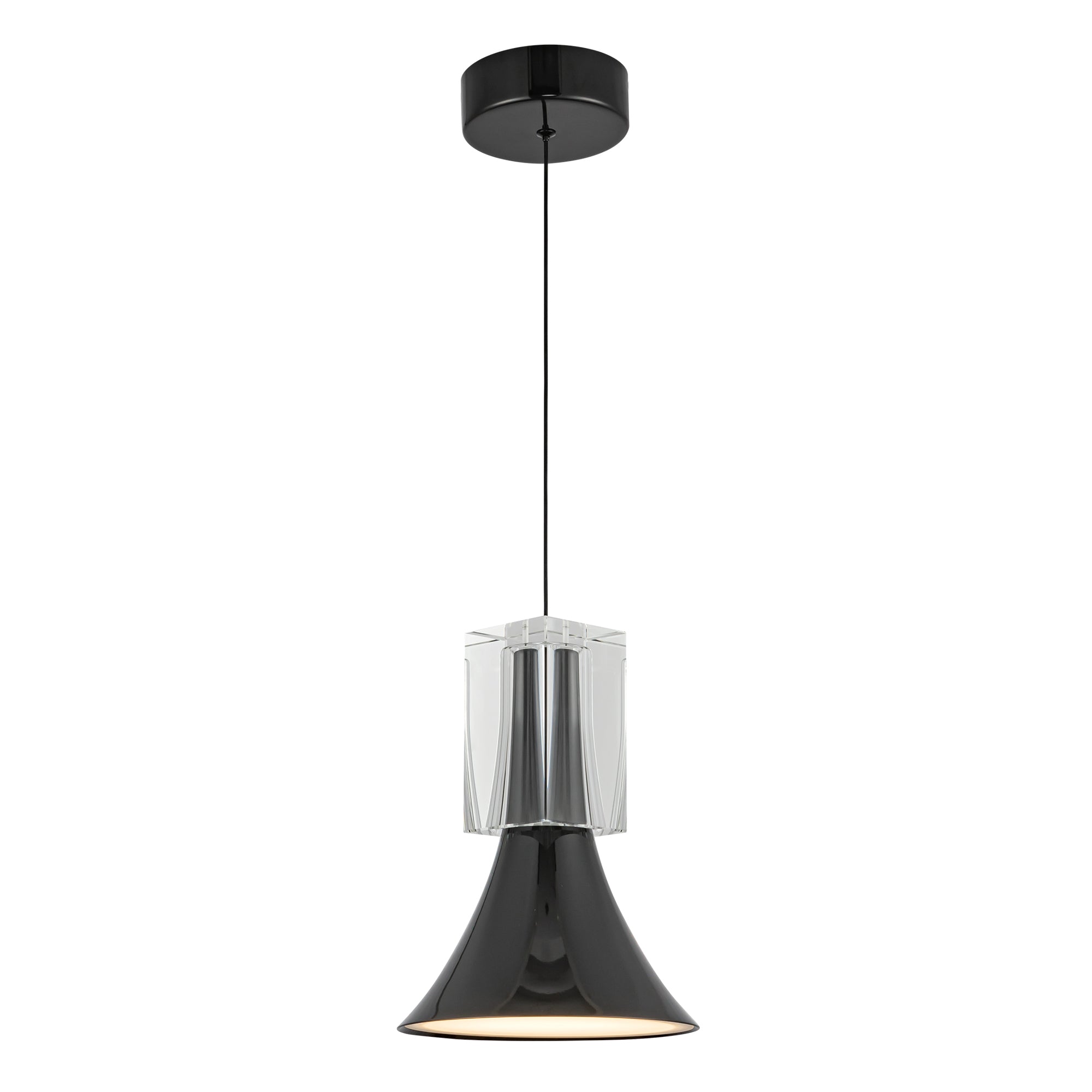 Floe 8-in Steel Pendant