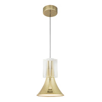 Floe 8-in Steel Pendant