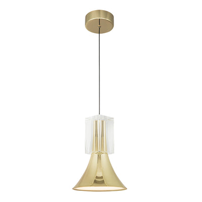 Floe 8-in Steel Pendant
