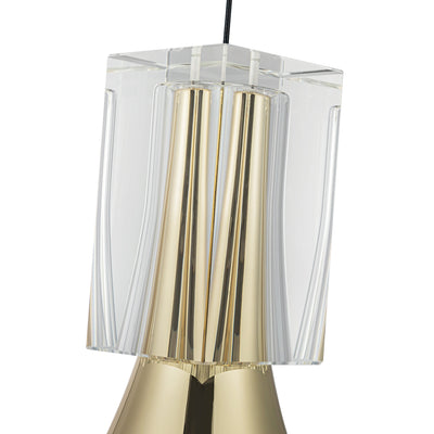 Floe 8-in Steel Pendant