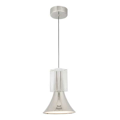 Floe 8-in Steel Pendant