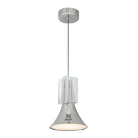 Floe 8-in Steel Pendant