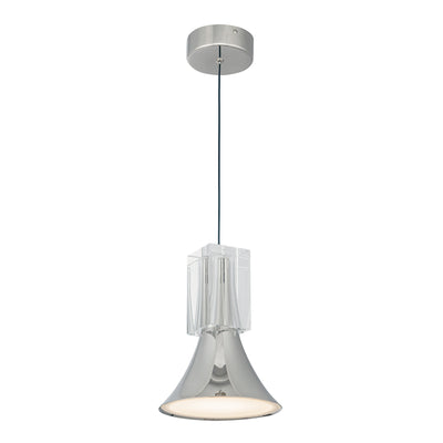 Floe 8-in Steel Pendant