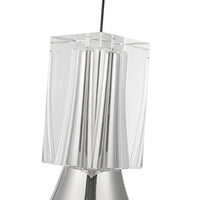 Floe 8-in Steel Pendant