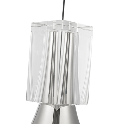Floe 8-in Steel Pendant
