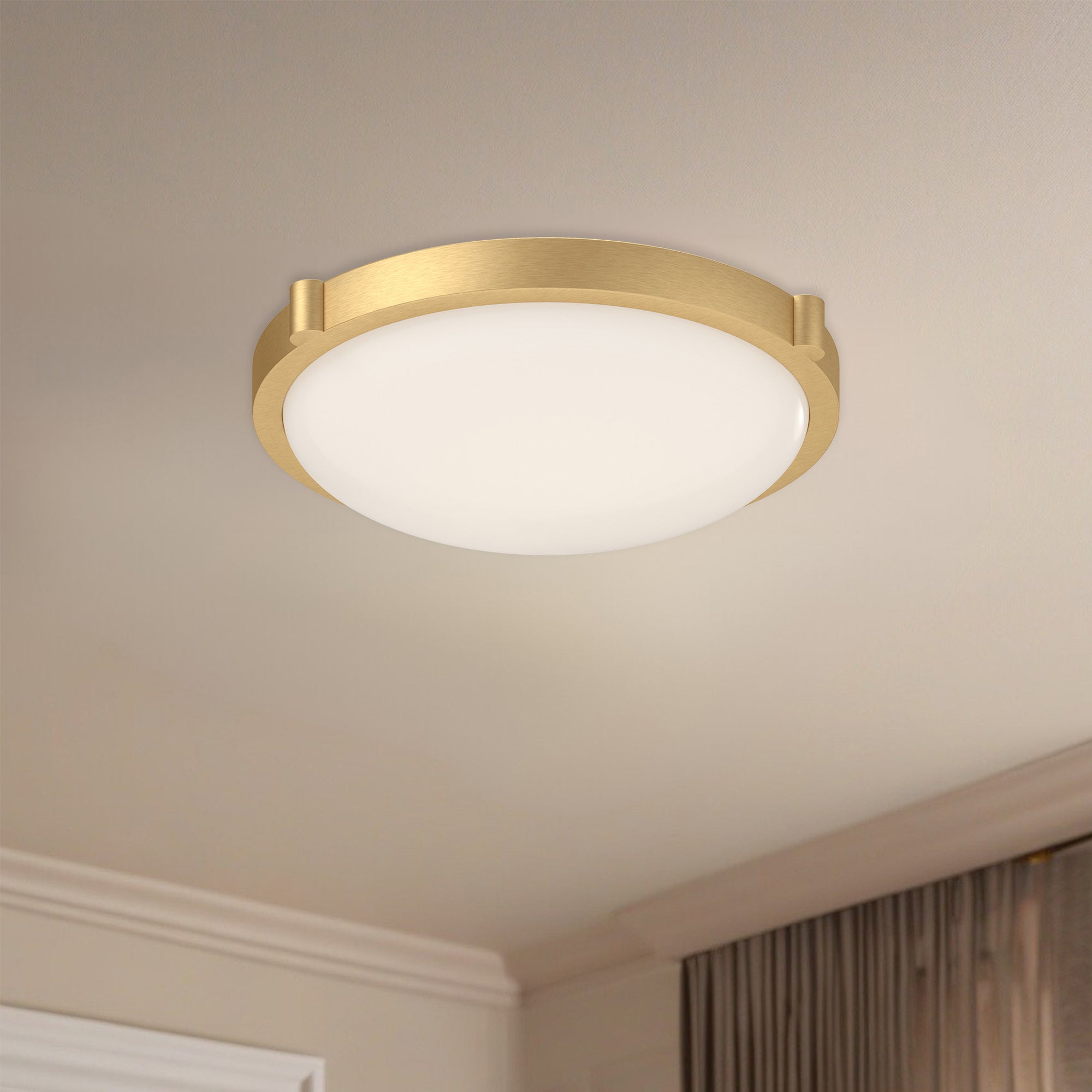 Floyd 11-in Steel Flush Mount