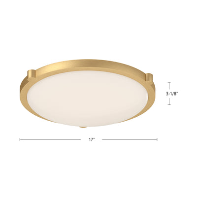 Floyd 17-in Steel Flush Mount