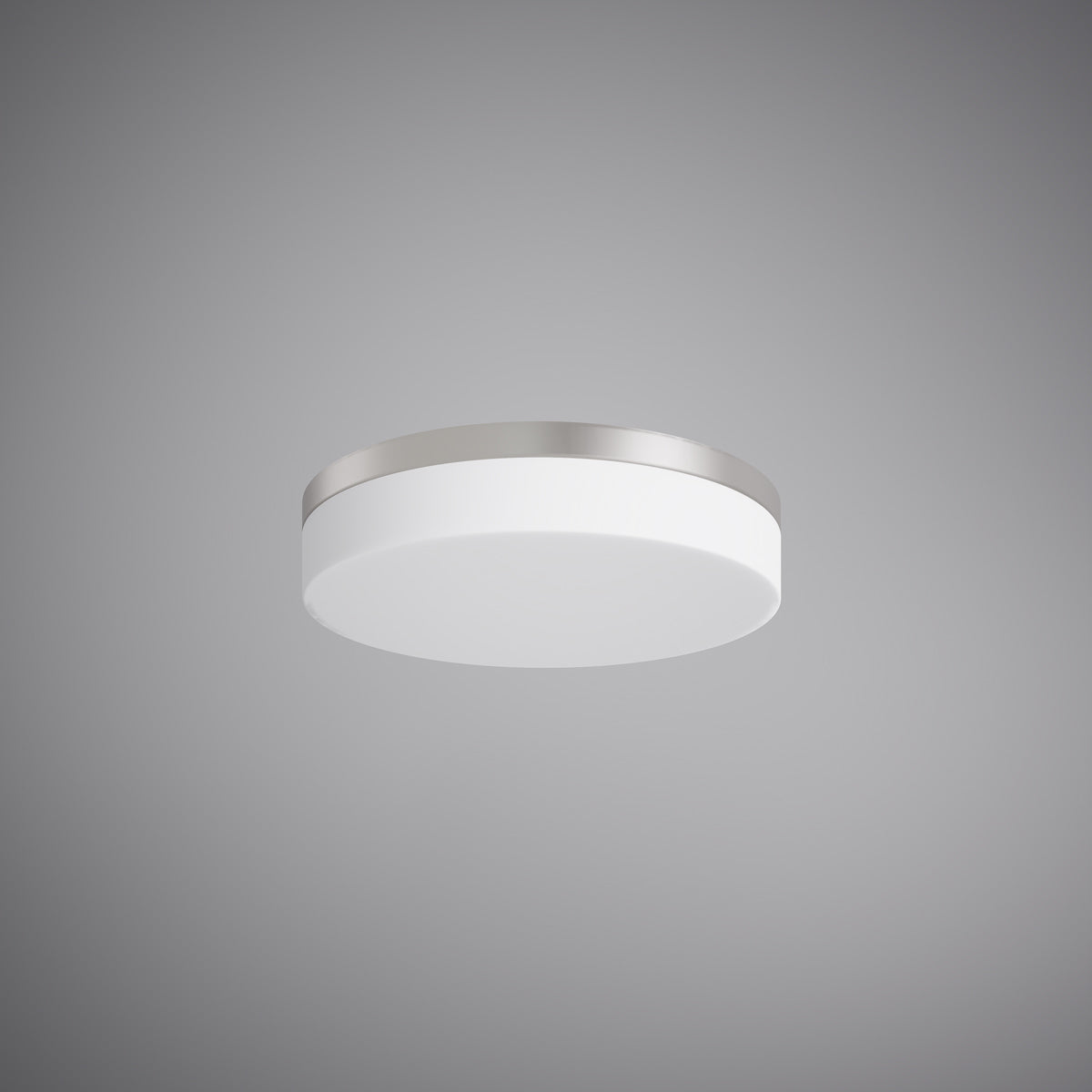 2 Lights Brushed nickel 11-in Flush mount Brushed nickel  Dimmable 120W