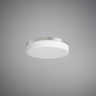 11-in Brushed Nickel Flush Mount Dimmable 120W