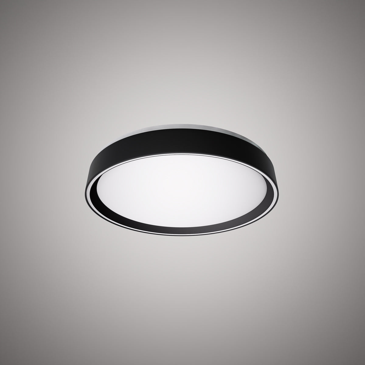 Halo 13-in Flush Mount Black outside/Black Inside  Dimmable 25W