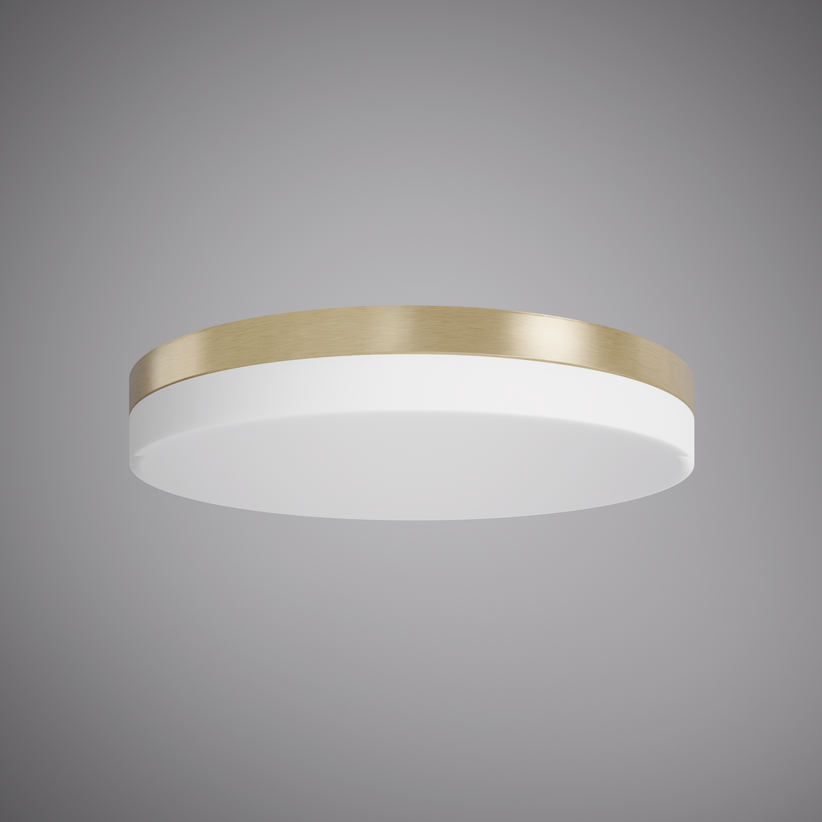 Solara Led 14-in Satin Brass  Dimmable 20W