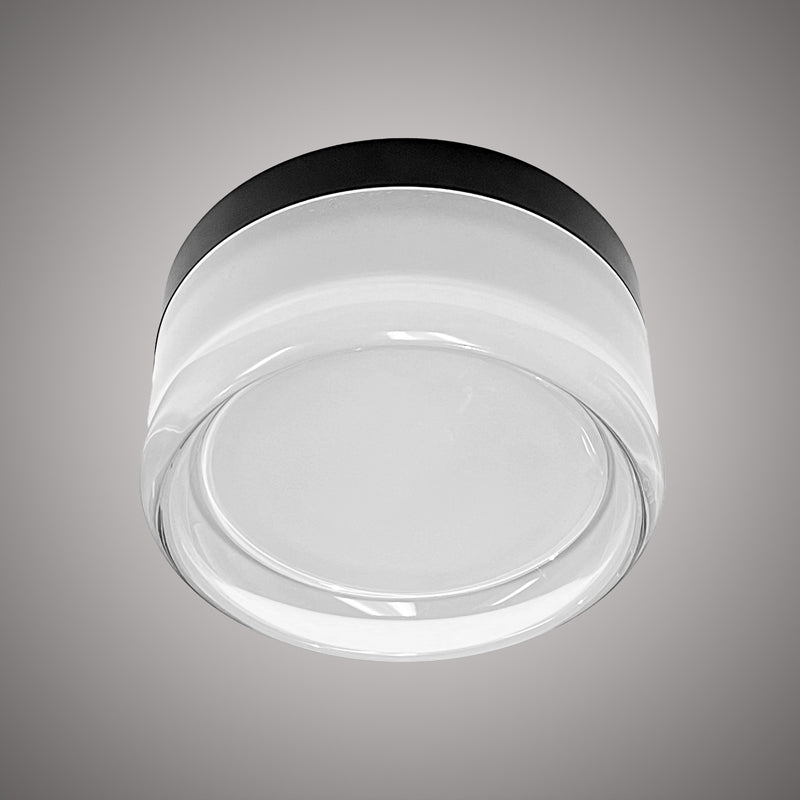 10W Black Acrylic Dimmable Flush Mount