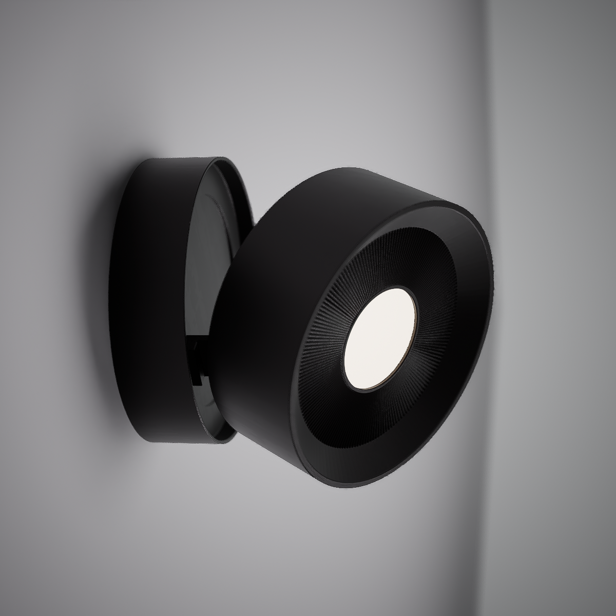 Toro 5-inch Matte Black Dimmable Flush Mount Ceiling Light