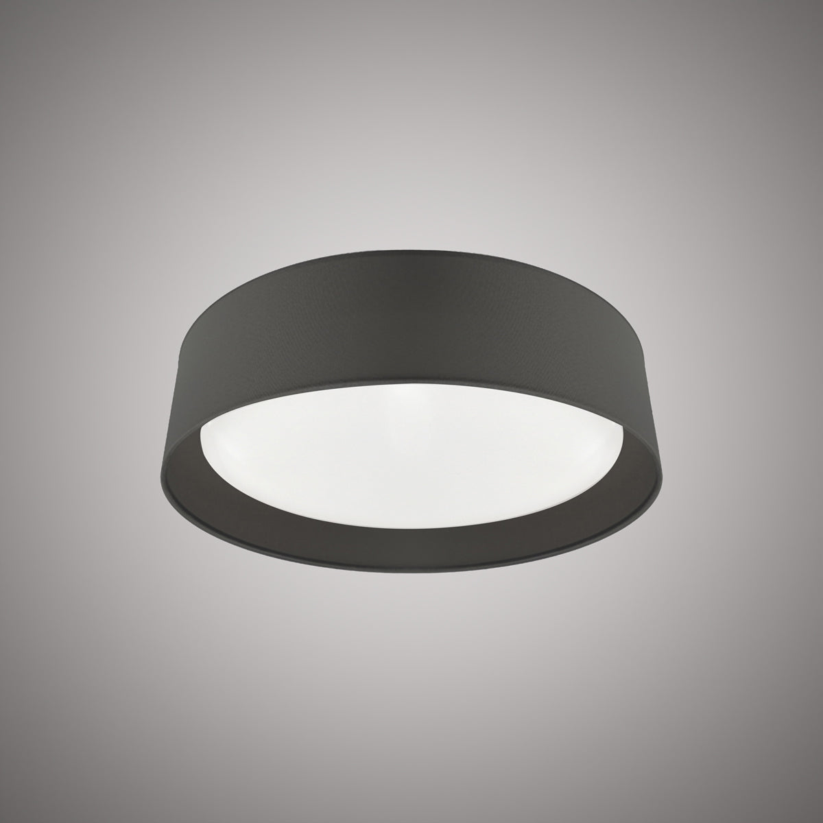 Verona 16-in Flush Mount Matte Black  Dimmable 26W