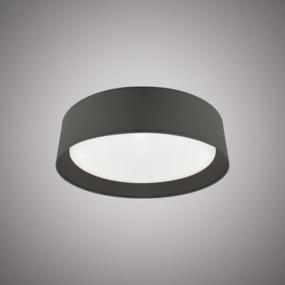 Verona 16-in Matte Black Flush Mount Dimmable 26W