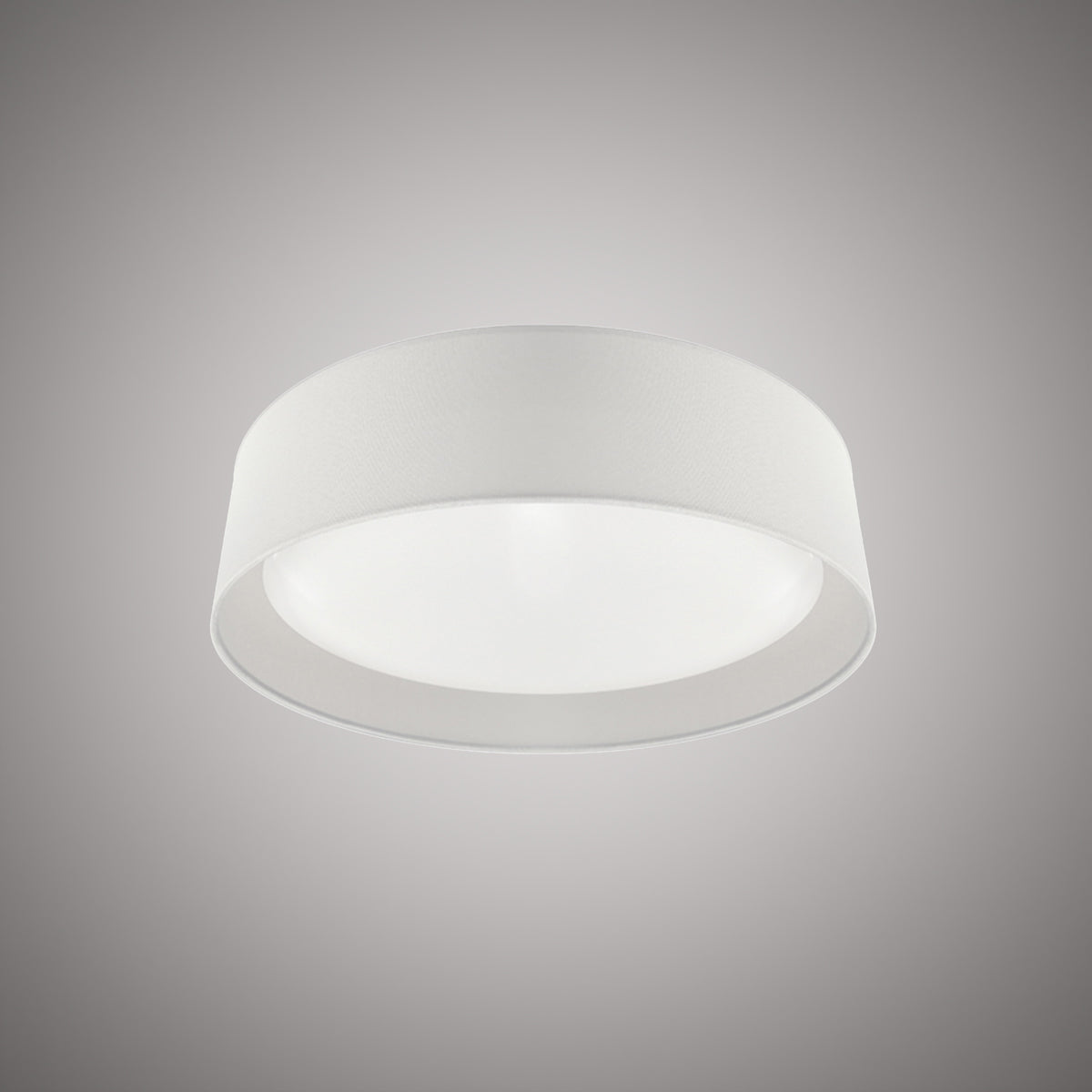 Verona 16-in Flush Mount Matte White  Dimmable 26W