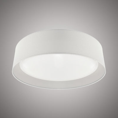 Verona 20-in Matte White Flush Mount Dimmable 35W