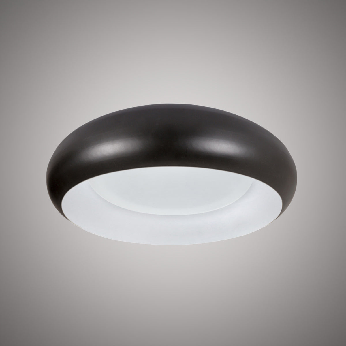 Moda15-in  Matte Black Outside/White Inside  Dimmable 26W
