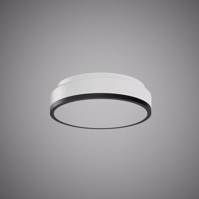 Belmont 14-inch Matte Black Dimmable Flush Mount Ceiling Light