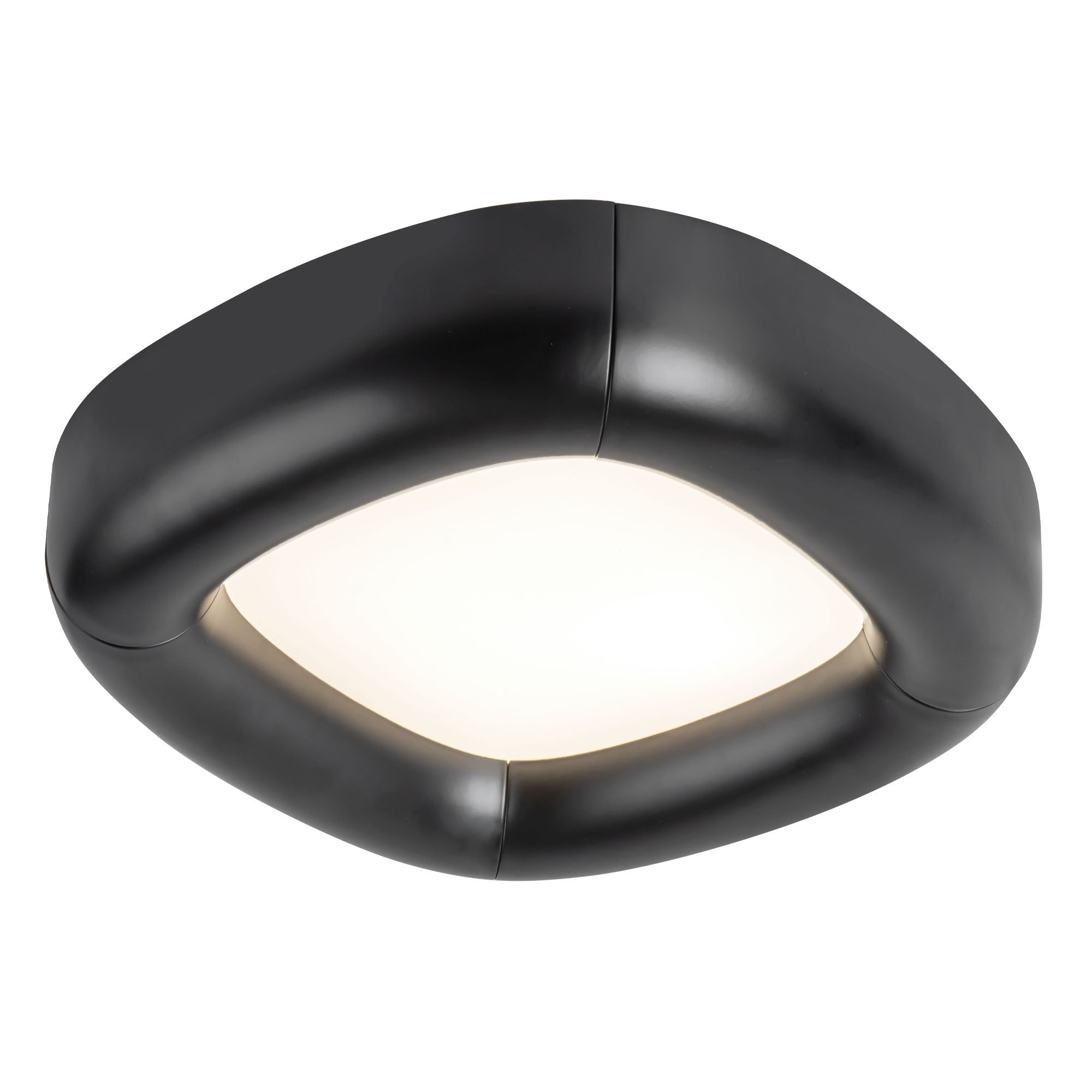Folio 15-in Aluminum Flush Mount