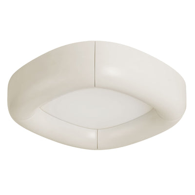 Folio 15-in Aluminum Flush Mount