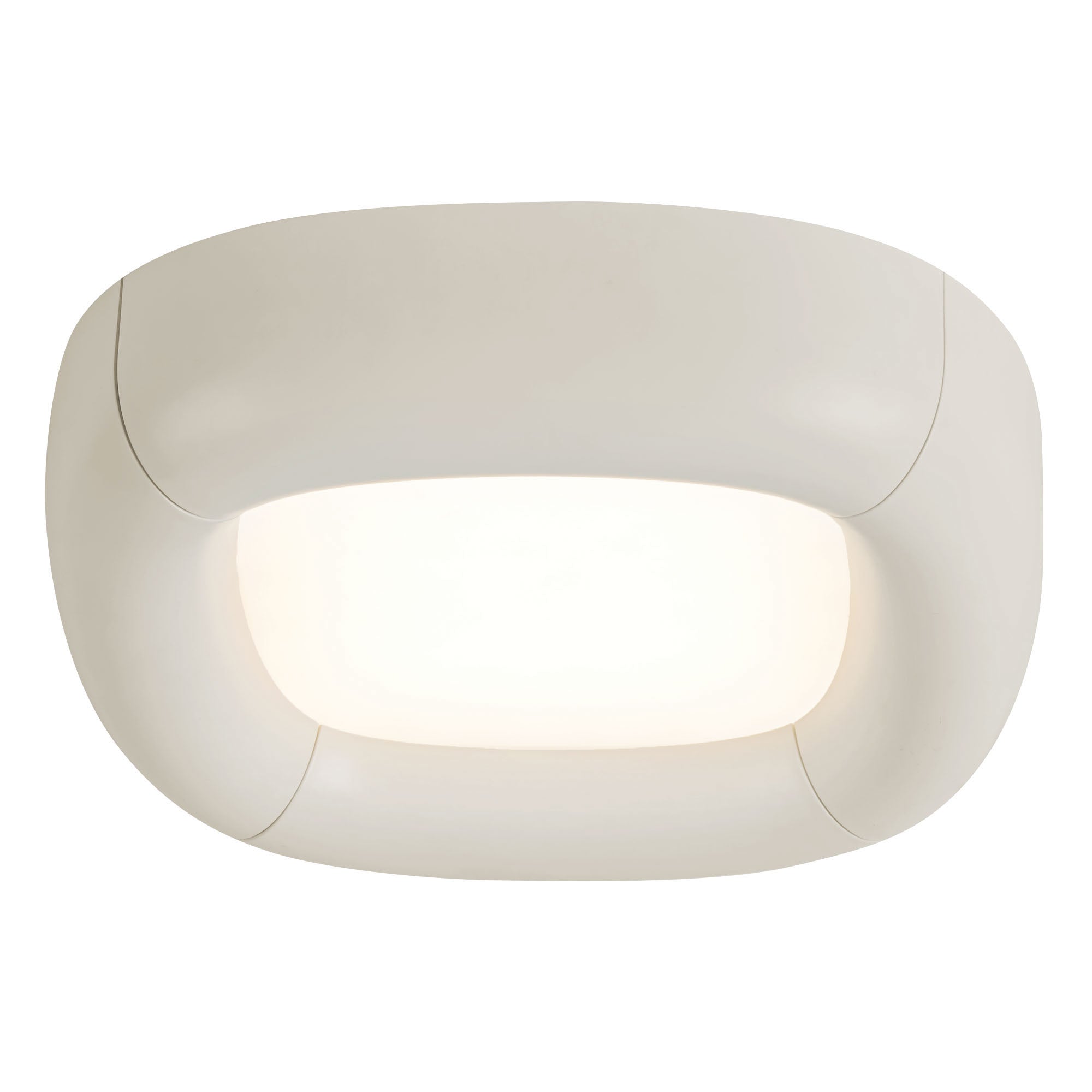 Folio 15-in Aluminum Flush Mount
