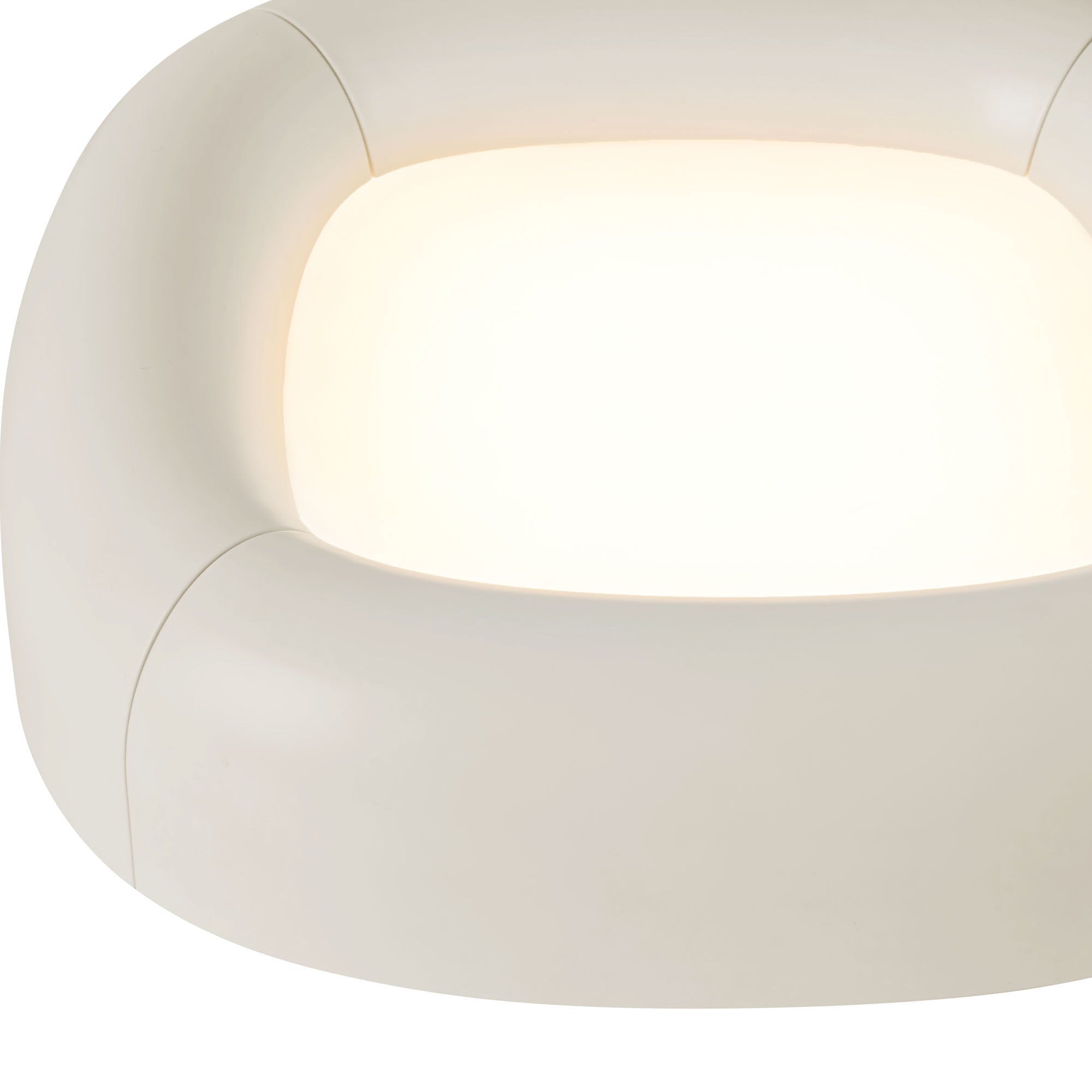Folio 15-in Aluminum Flush Mount