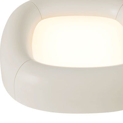 Folio 15-in Aluminum Flush Mount