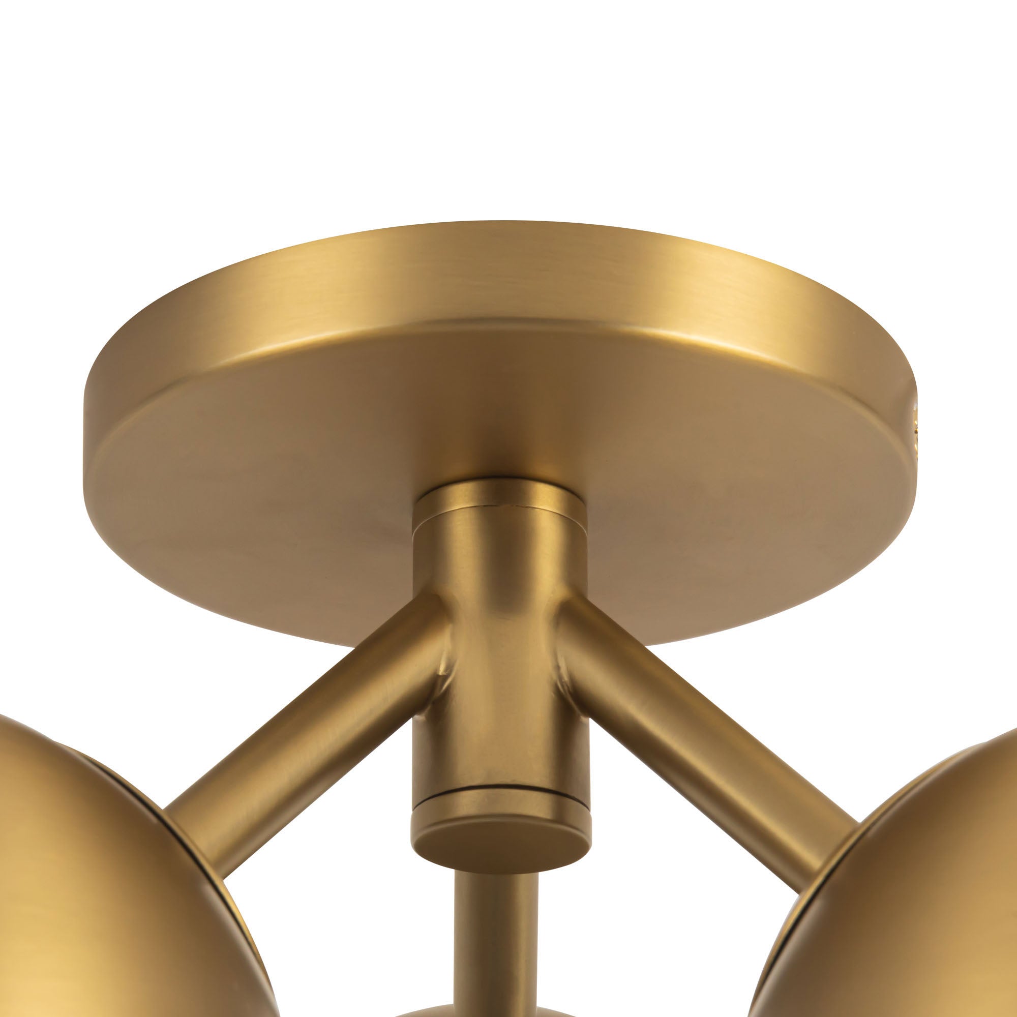 Fosso 13-in Steel Semi-Flush Mount