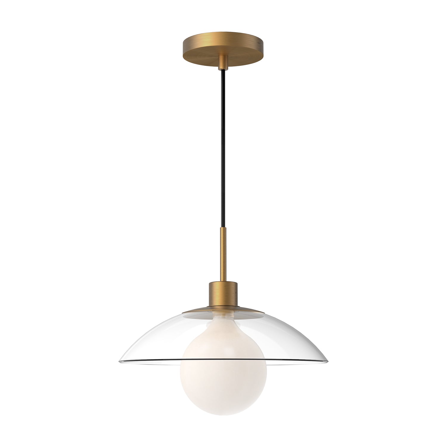 Francesca 12-in Steel Pendant