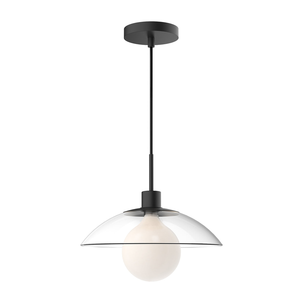 Francesca 12-in Steel Pendant