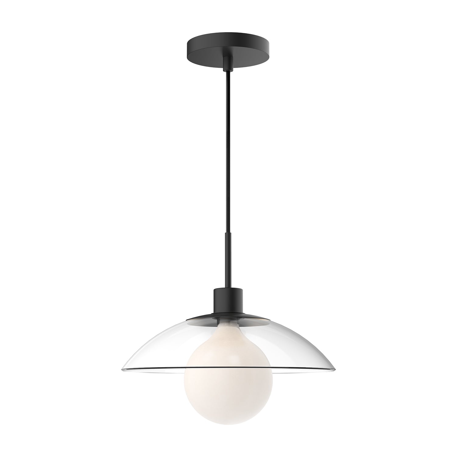 Francesca 12-in Steel Pendant