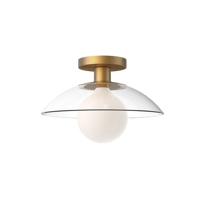 Francesca 12-in Steel Semi-Flush Mount
