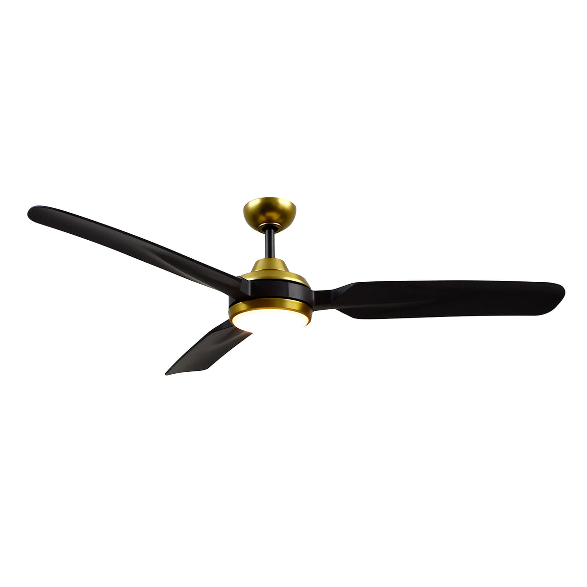 Fremont 60-in Brushed Gold Reversible DC LED Ceiling Fan