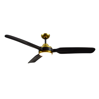 Fremont 60-in Brushed Gold Reversible DC LED Ceiling Fan