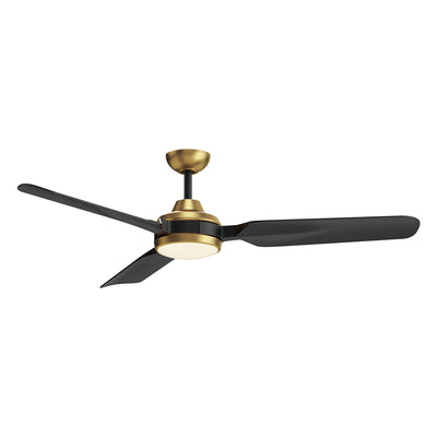 Fremont 60-in Brushed Gold Reversible DC LED Ceiling Fan