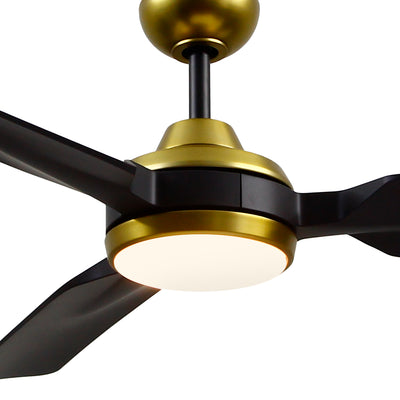 Fremont 60-in Brushed Gold Reversible DC LED Ceiling Fan