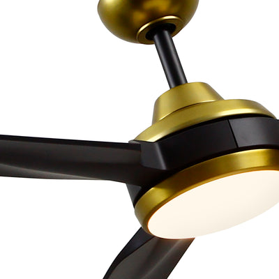 Fremont 60-in Brushed Gold Reversible DC LED Ceiling Fan