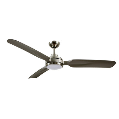 Fremont 60-in Brushed Nickel Reversible DC LED Ceiling Fan