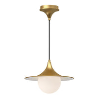Fuji 12-in Steel Pendant