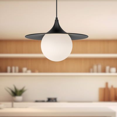 Fuji 16-in Steel Pendant