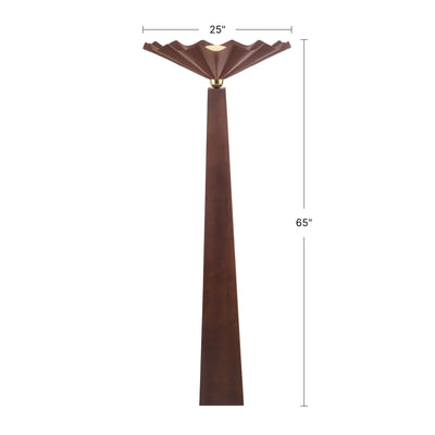 Furrow 65-in Steel Floor Lamp